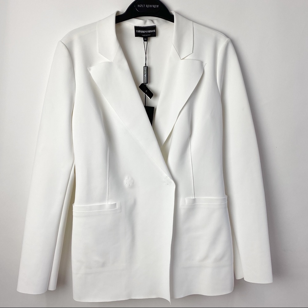 Emporio Armani white blazer NWT